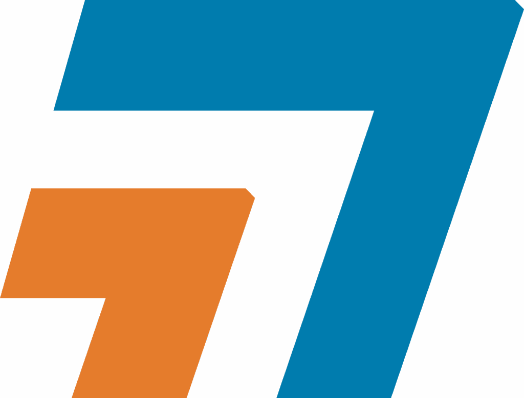 V2R Group logo with blue and orange geometric shapes.
